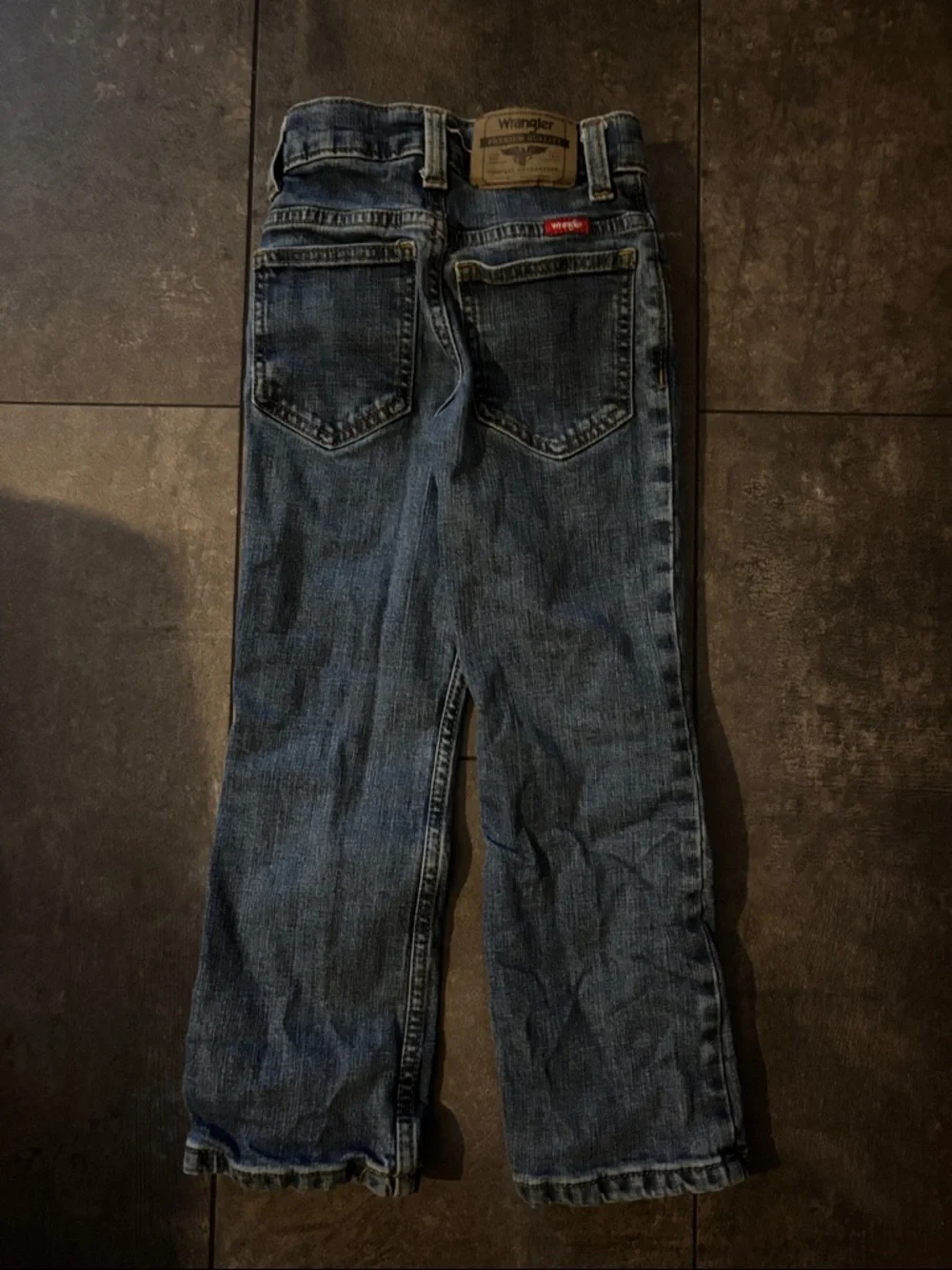 Wrangler boys Dark Blue Bootcut Jeans